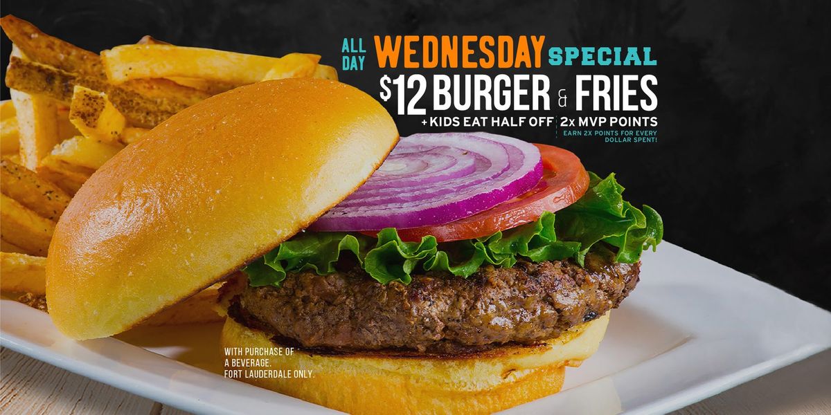 Burger Wednesday at Bokamper's in Fort Lauderdale!
