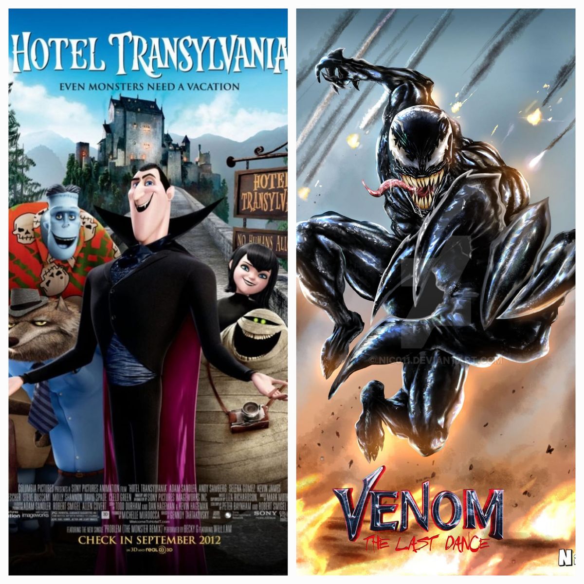 Double Feature of Hotel Transylvania & Venom 3