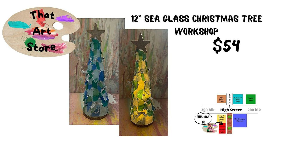 Sea Glass Christmas Tree workshop