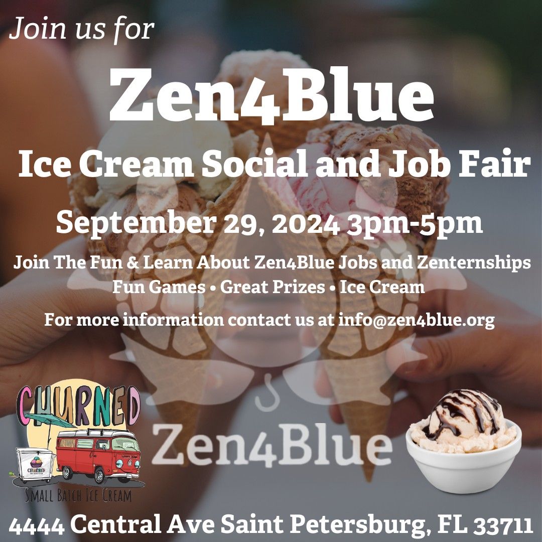 Zen4Blue Ice Cream Social and Job Fair