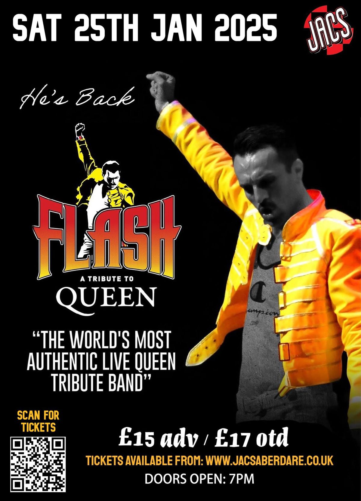 Flash (Queen tribute band) @ Jacs Aberdare