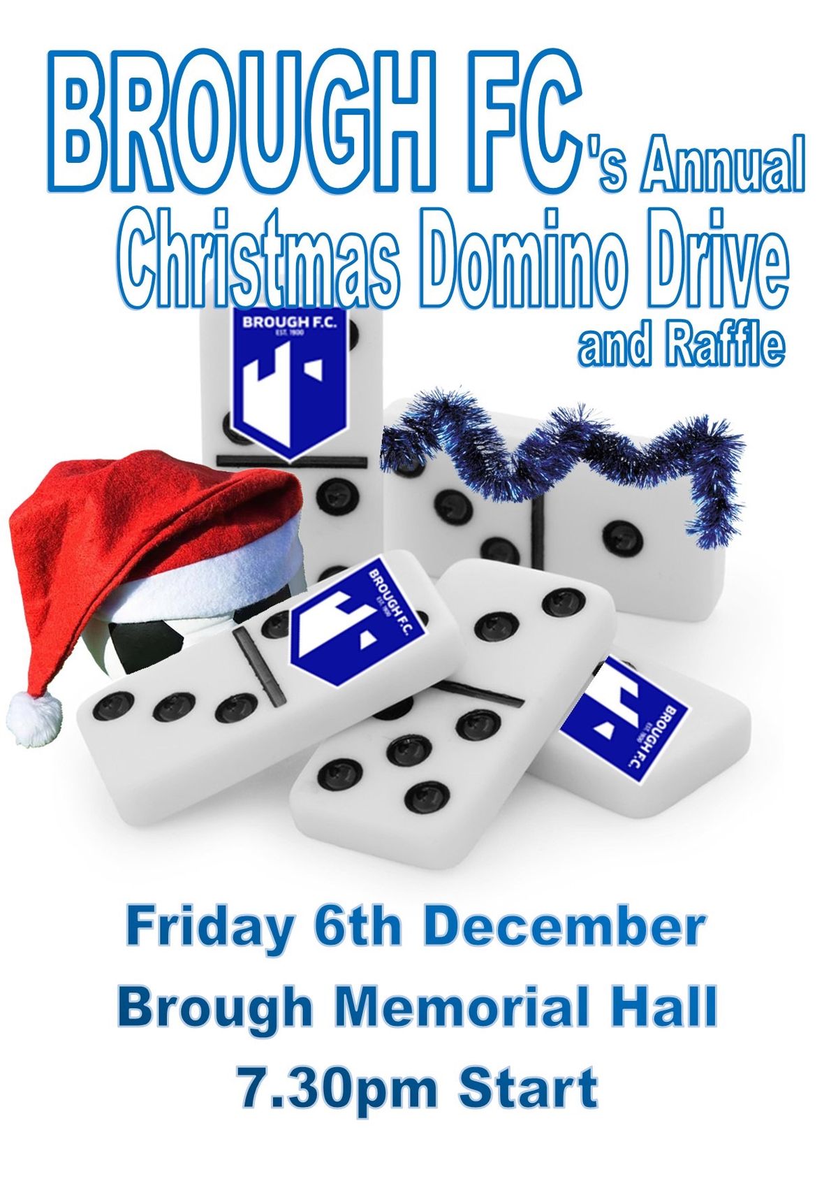 Brough Football Club Domino Drive and Raffle