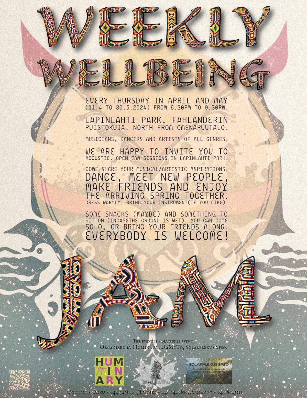 Weekly Wellbeing Jam