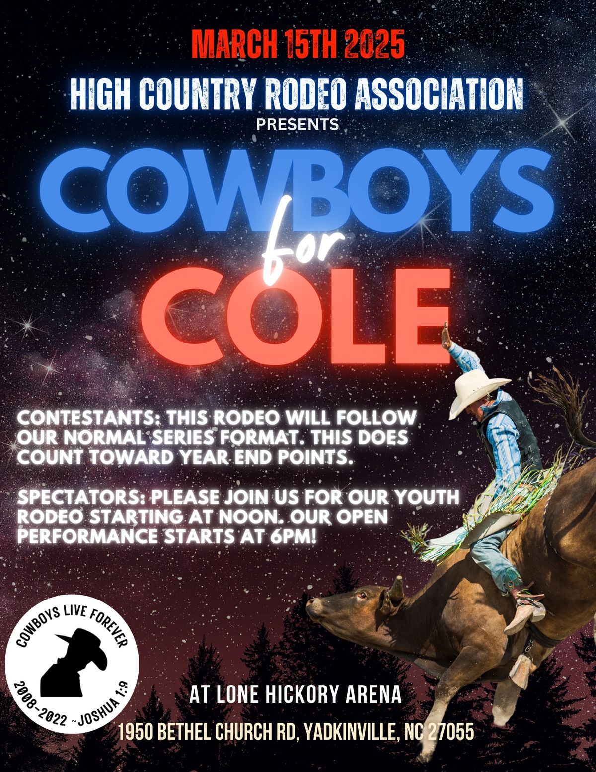 Cowboys for Cole Volunteer Meeting