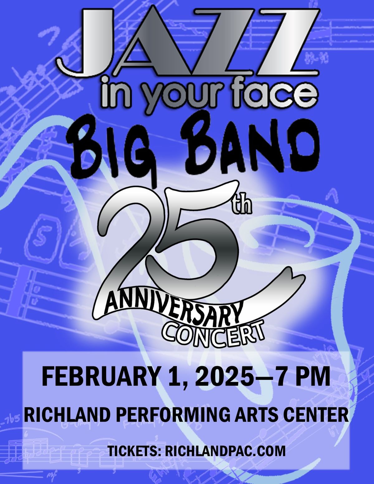 Jazz in Your Face Big Band 25th Anniversary Concert