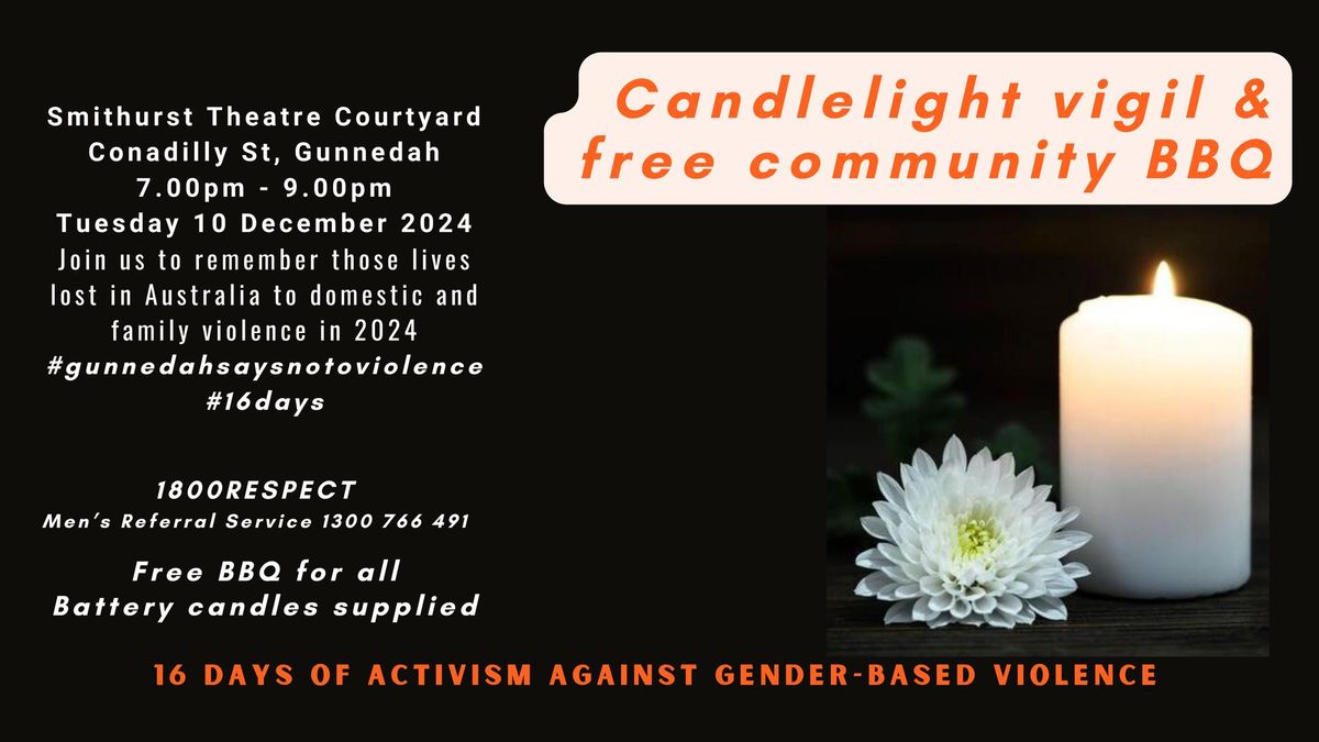 Candlelight Vigil & free community BBQ