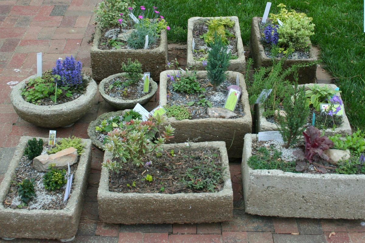 Hypertufa Plant Containers