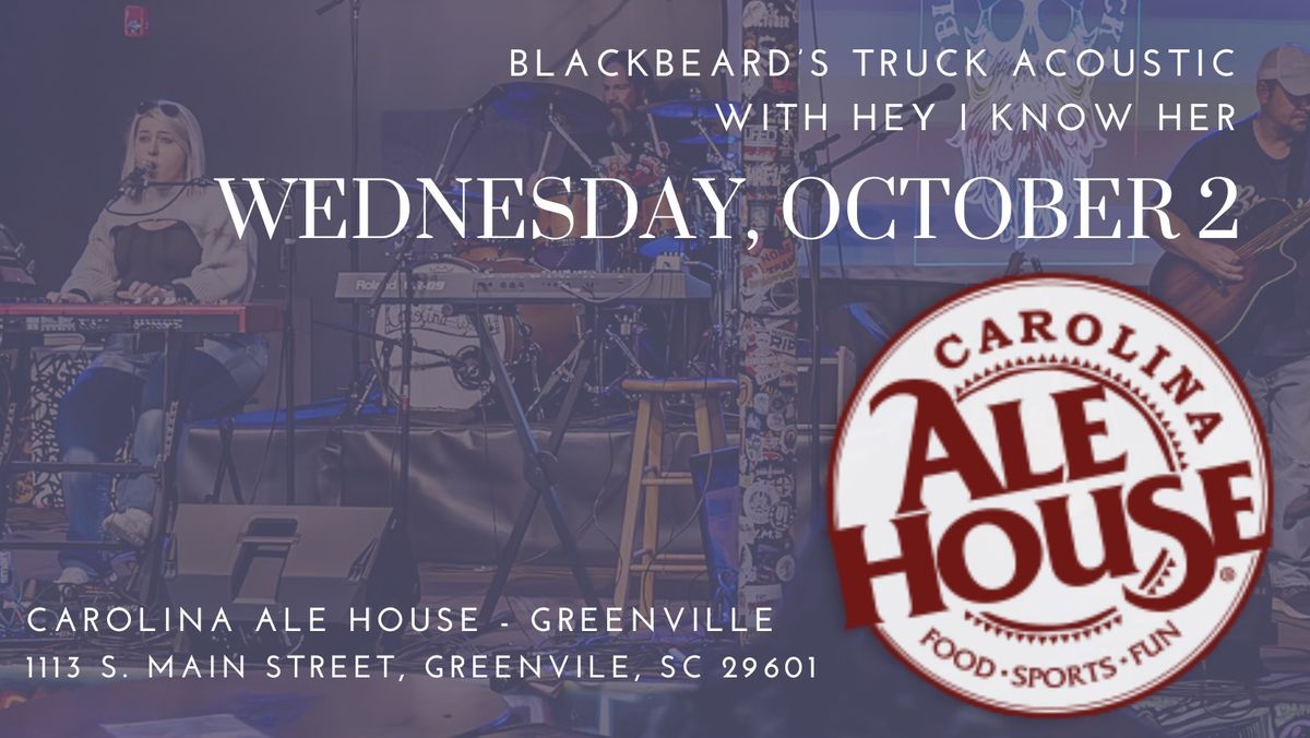 Acoustic @ Carolina Ale House - Downtown Greenville