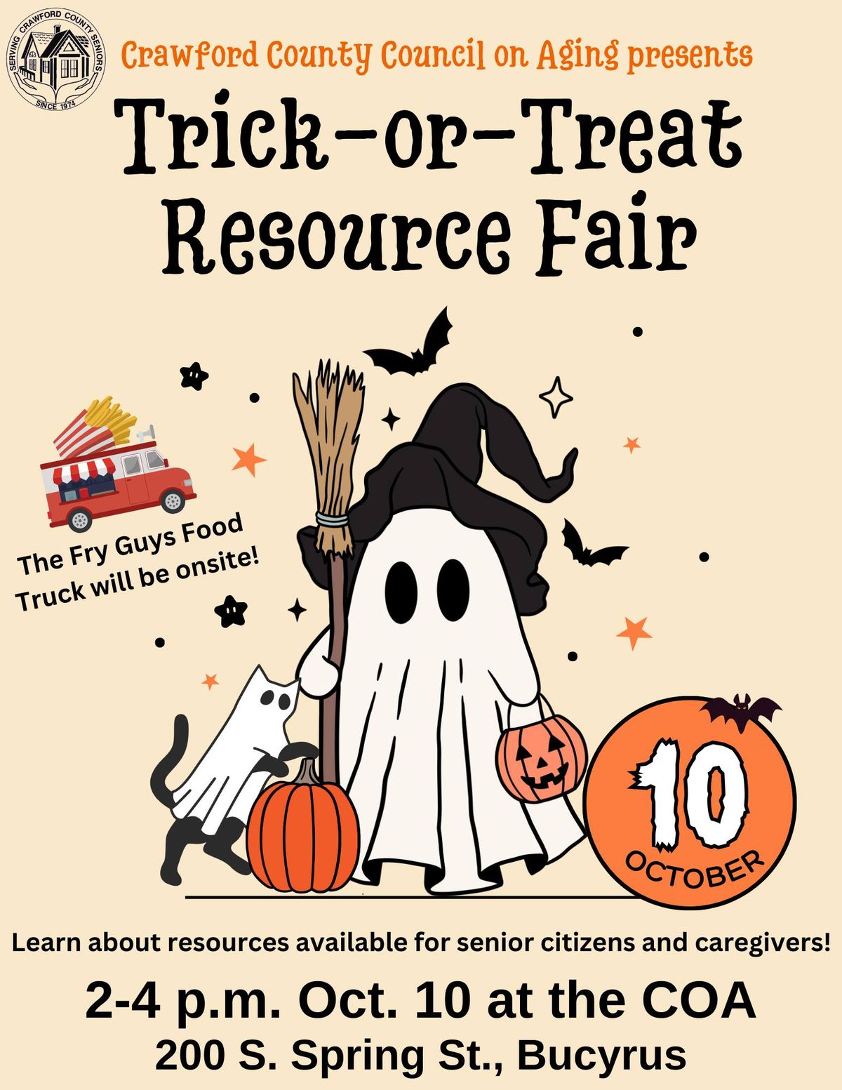 CCCOA 3rd Annual Trick or Treat Senior Resource Fair