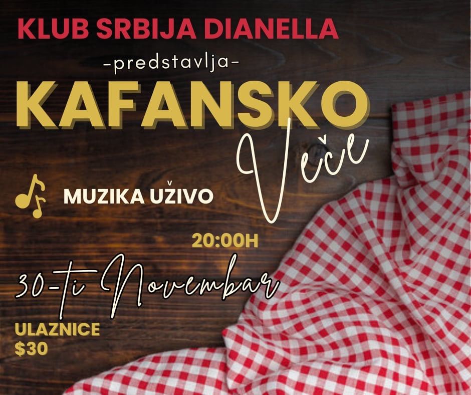 KAFANSKO VE\u0106E 