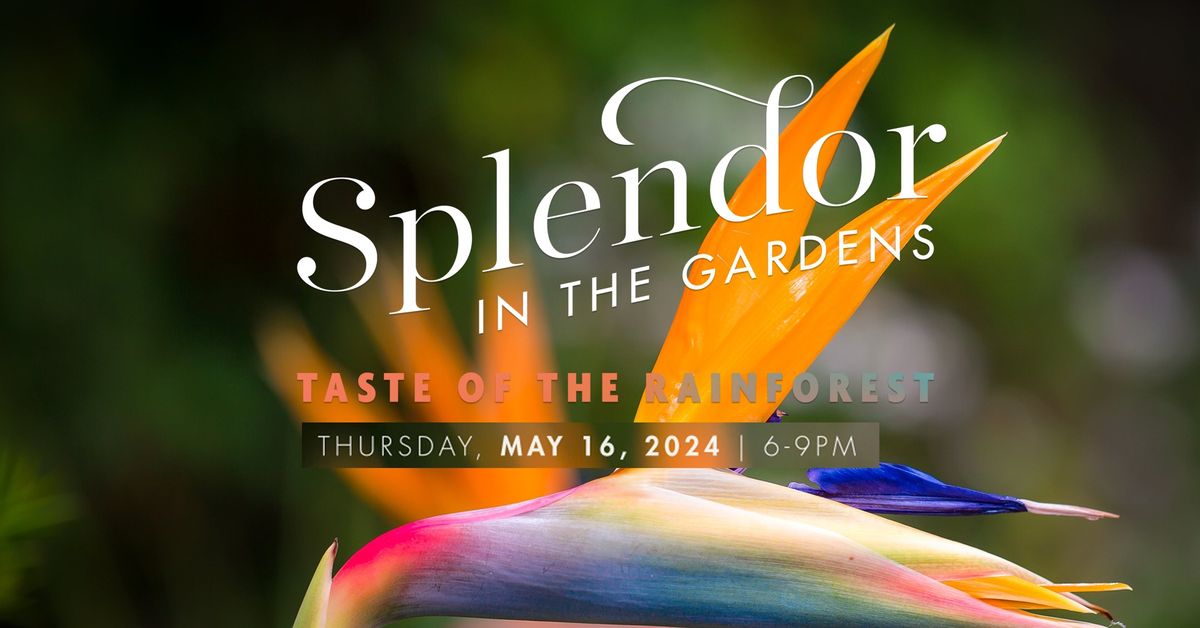 Splendor in the Gardens | A Taste of the Rainforest 