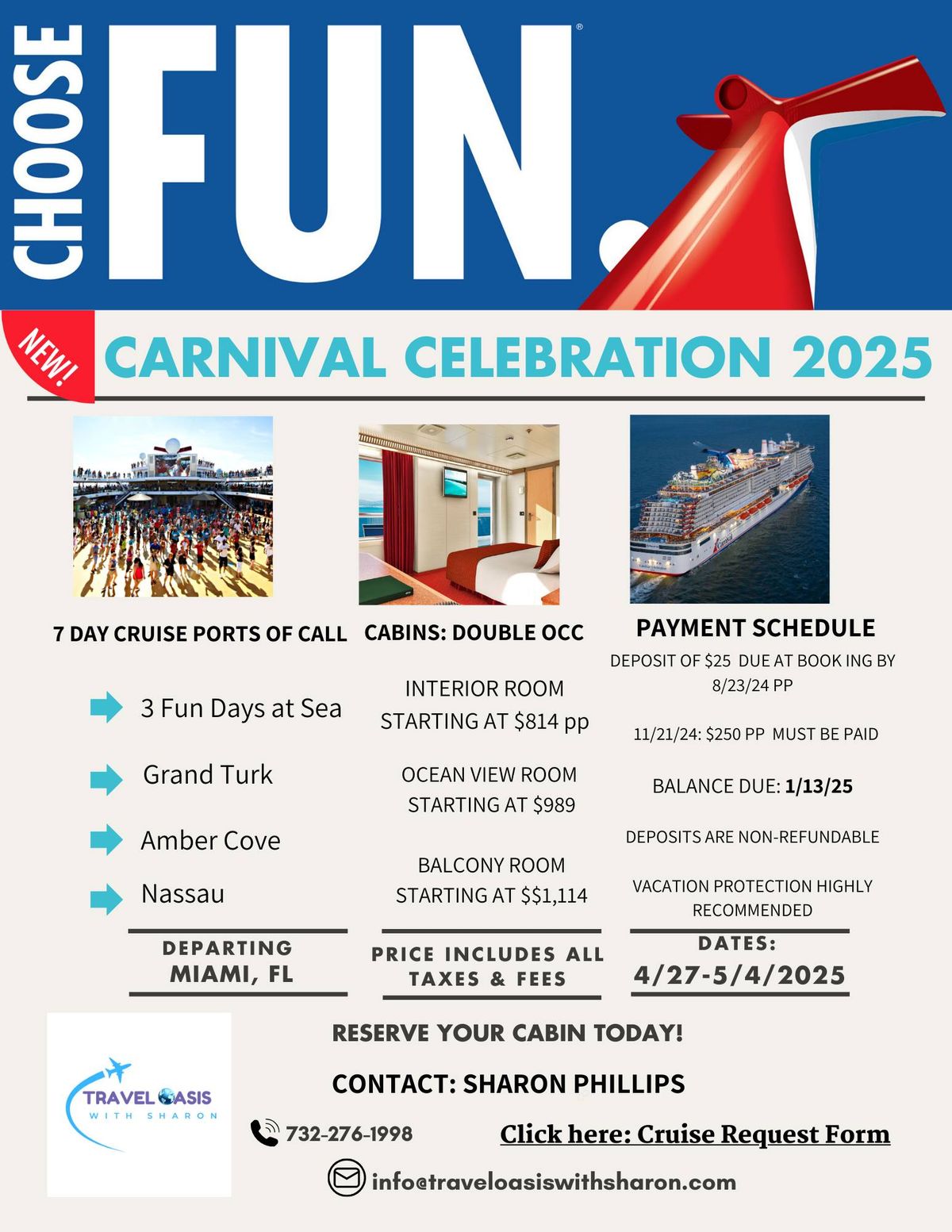 Let's Celebrate Life on the Carnival Celebration 2025