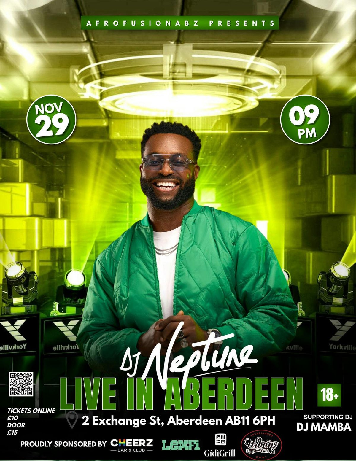 DJ NEPTUNE LIVE IN ABERDEEN