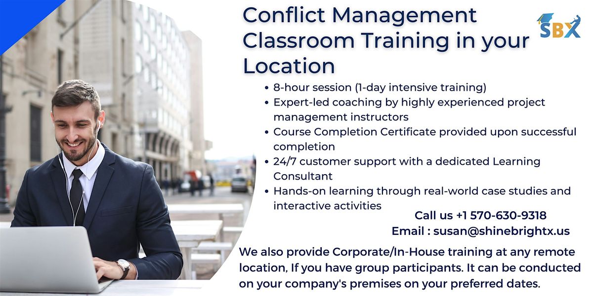 Conflict Management Classroom Certification Bootcamp in San Jose, CA