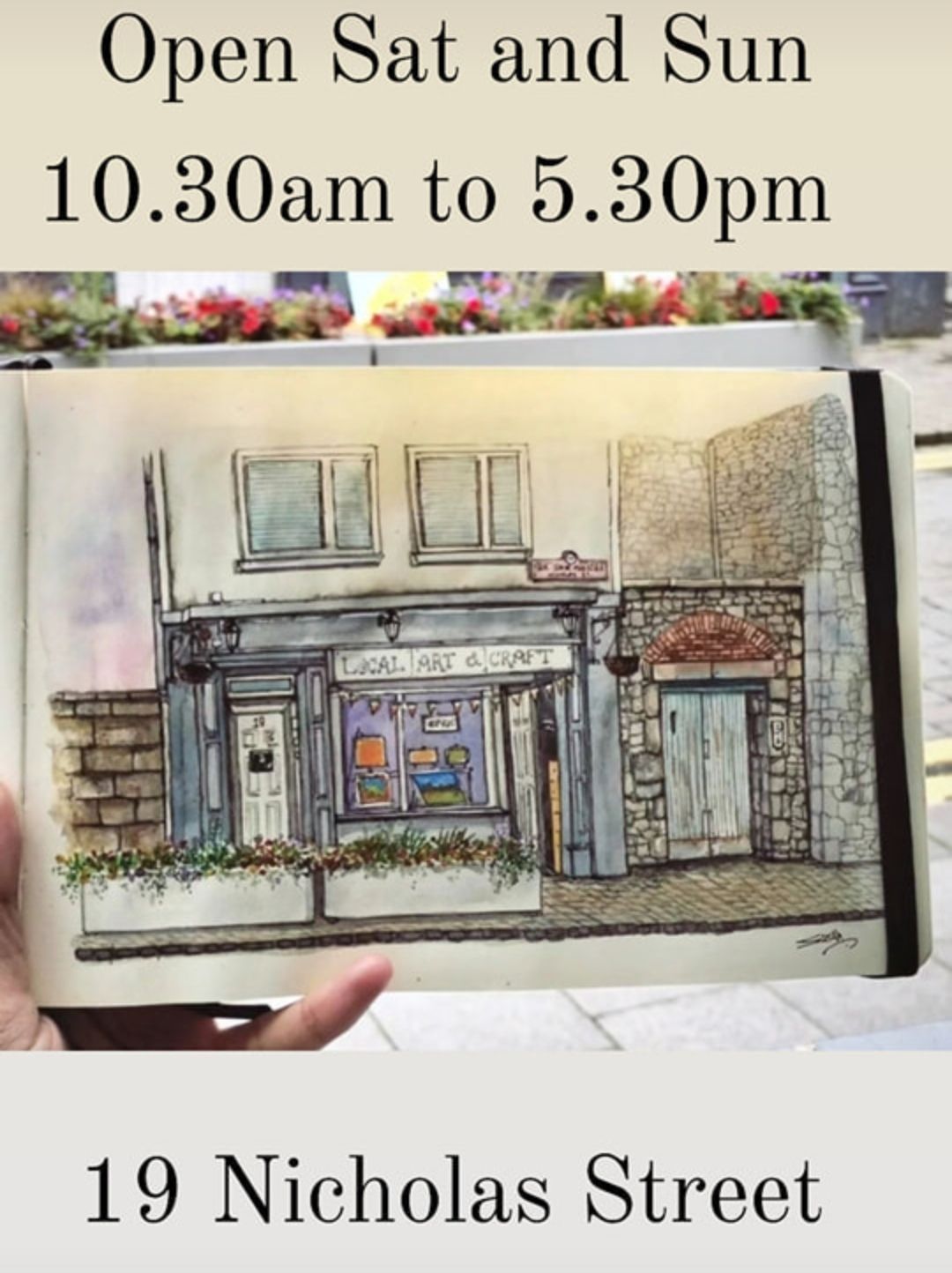 Local Art and Crafts, Nicholas Street popup