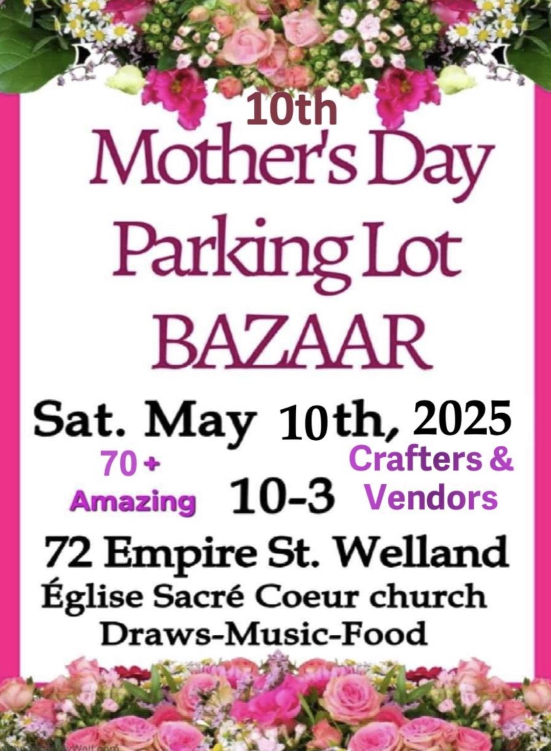 Mother's Day Parking Lot Bazaar