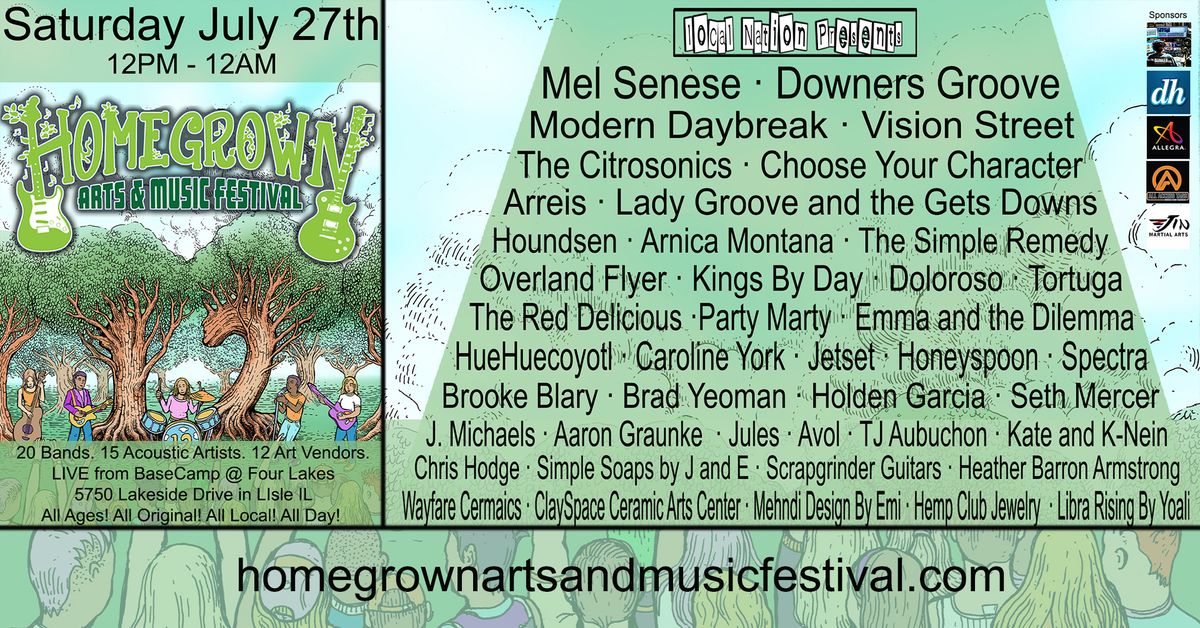 12th annual Homegrown Arts and Music Festival