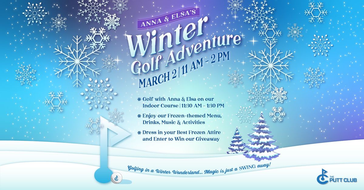 Anna & Elsa\u2019s Winter Golf Adventure