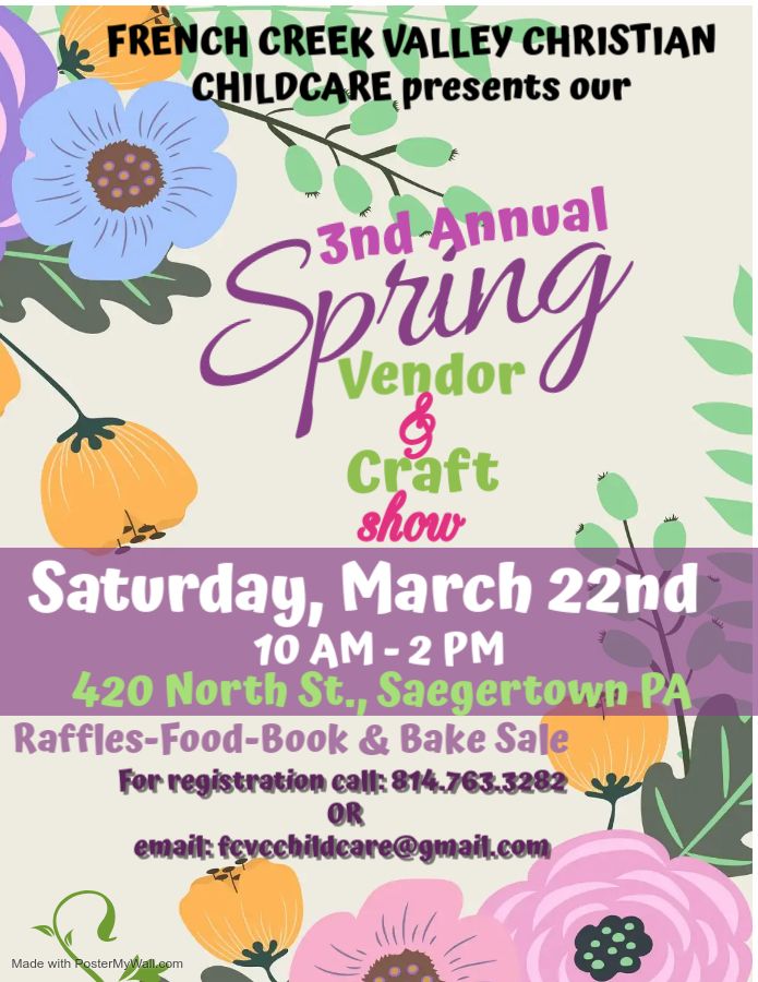 3rd Annual Spring Vendor & Craft Show