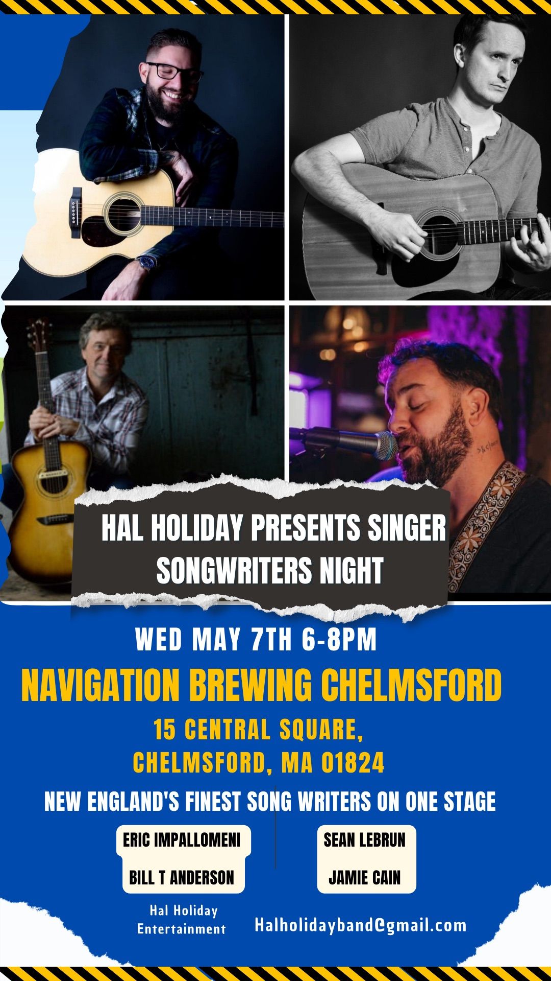 Singer Songwriters Night at Navigation Brewing Co. 