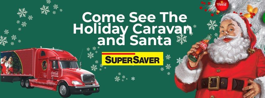 Santa and the Coca-Cola Caravan Event 