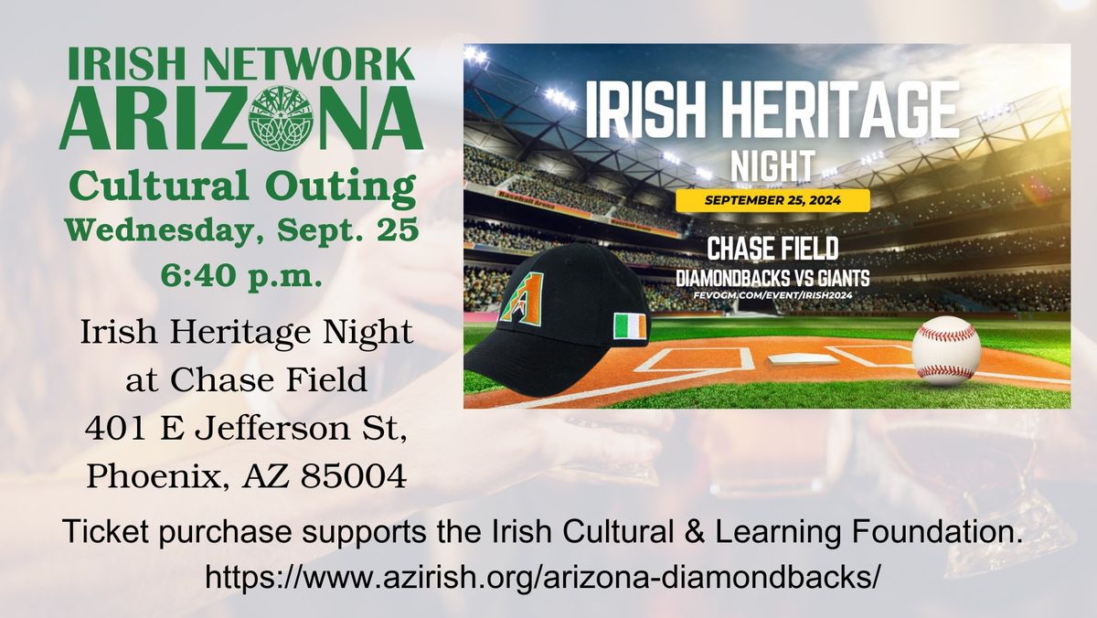 Irish Heritage Night - Cultural Outing