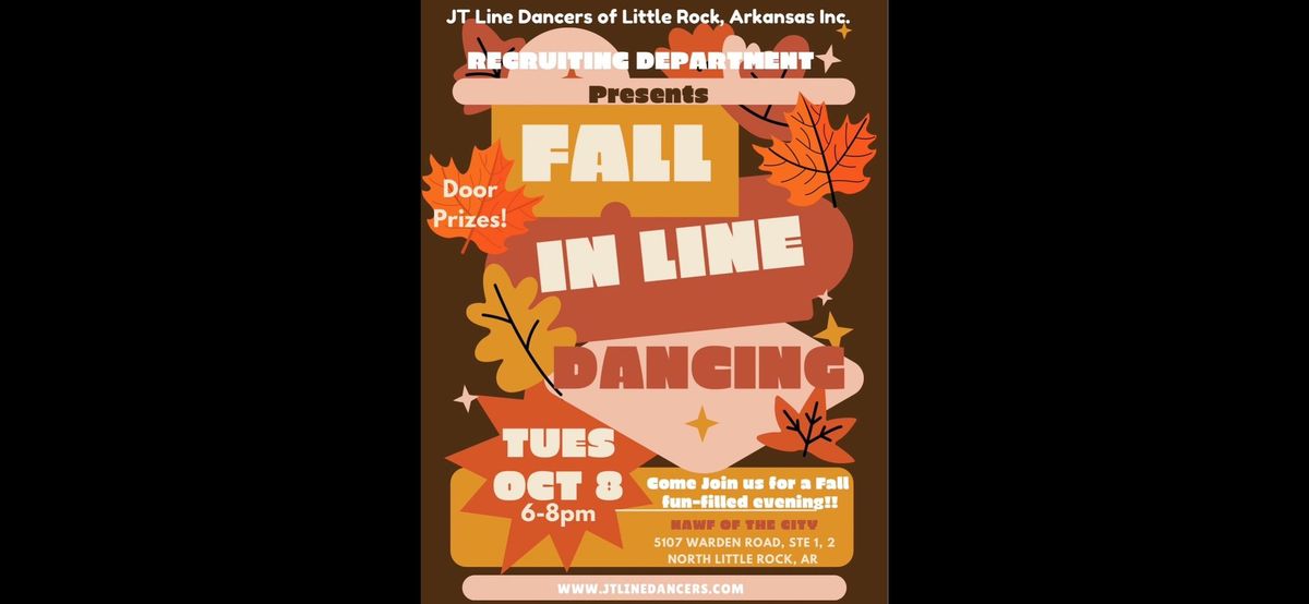 Free line dance class with the JT Line Dancers of Little Rock