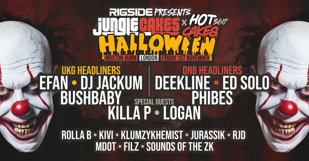 Rigside Presents: Jungle Cakes x HotCakes Halloween 360 