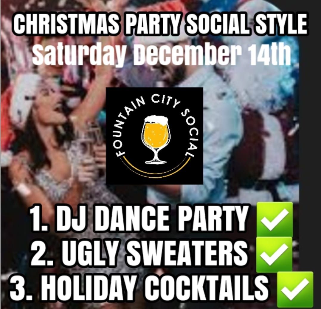 Annual Christmas Party Social Style 