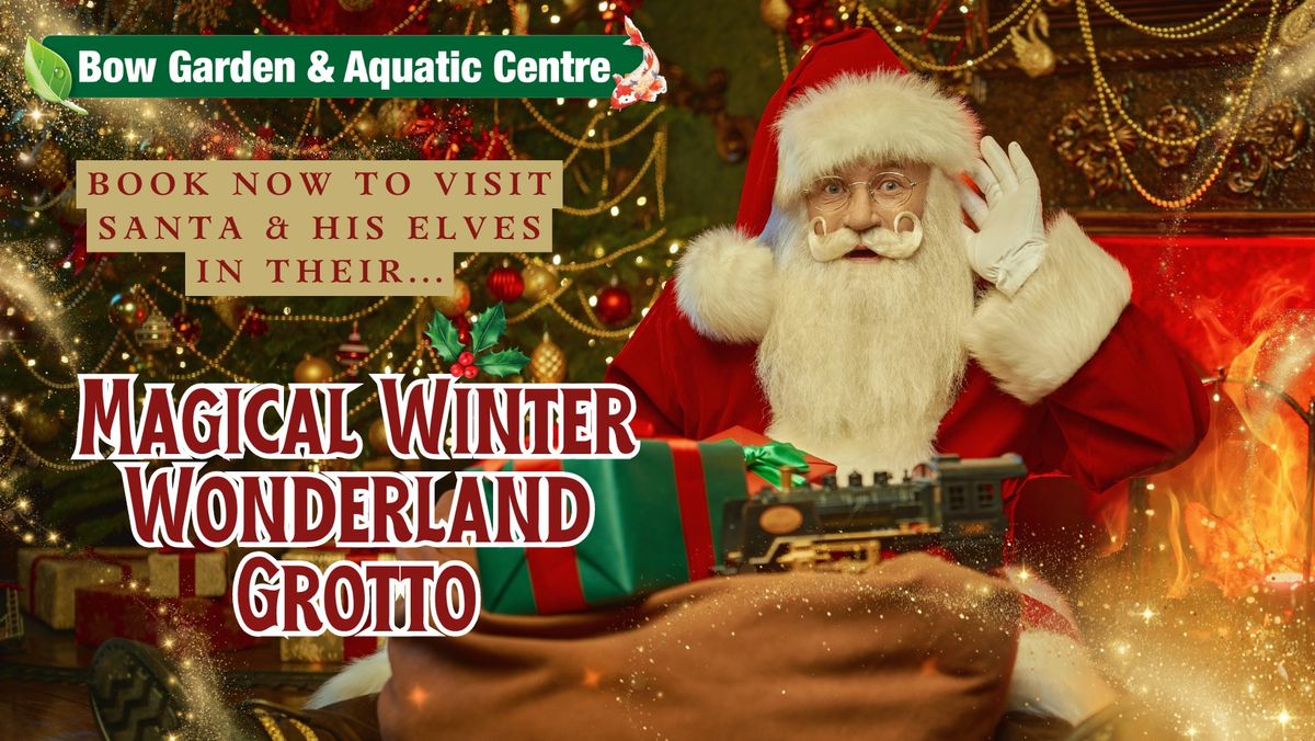 Meet Santa & his Elves in their Magical Winter Wonderland Grotto!