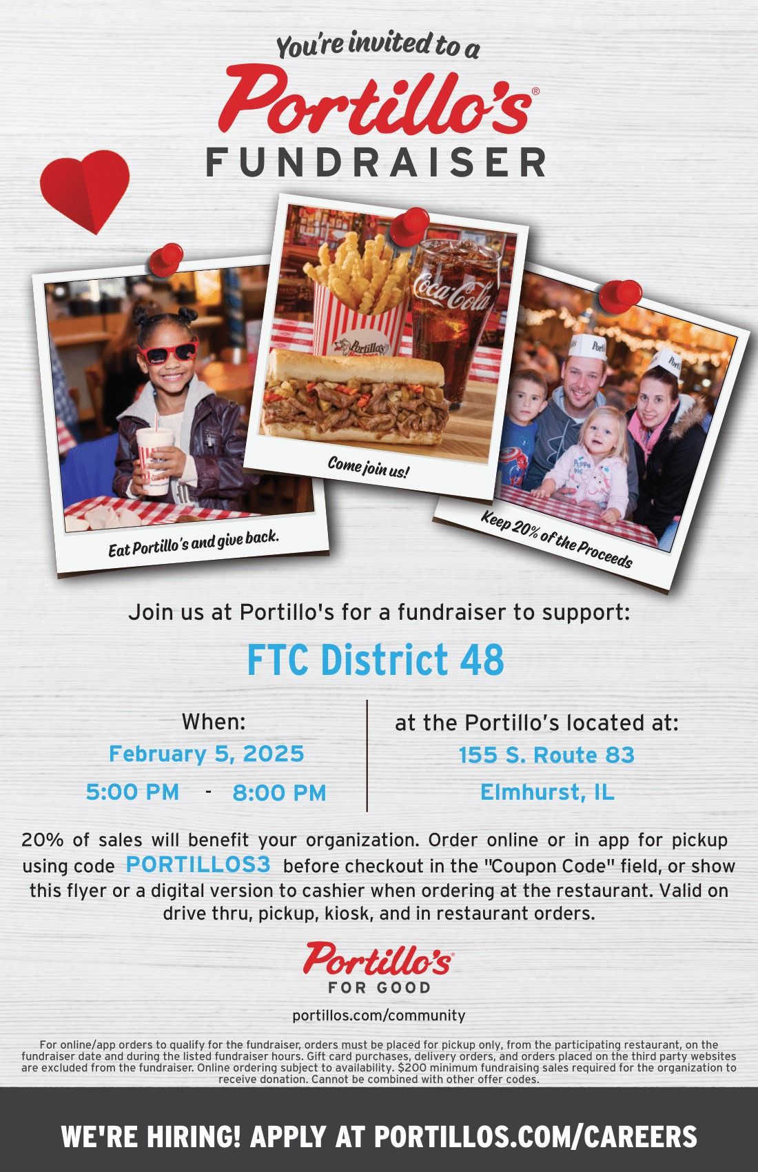 FTC Dine Out - Portillo's