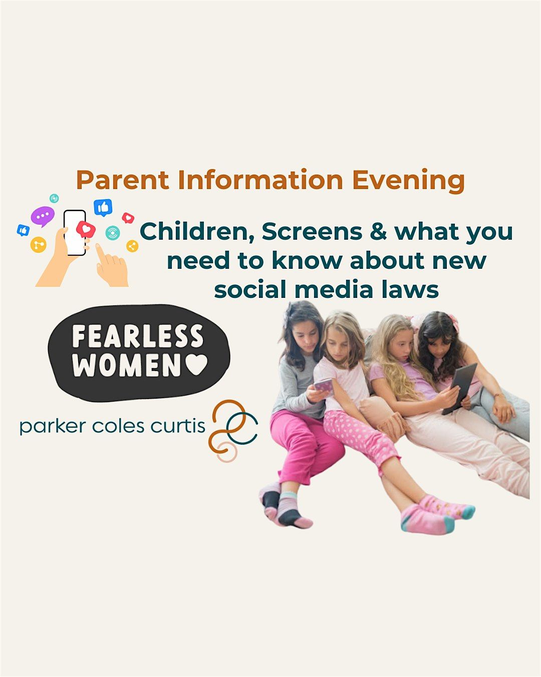 Parent Info Night -Children, Screens & Shifting Laws