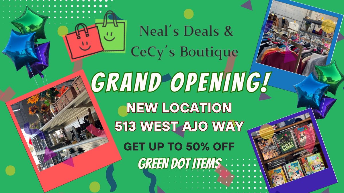 Grand Opening New Store Location 