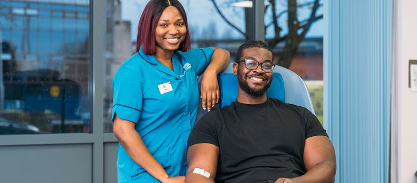 'What's your blood type'  at Doncaster Racecourse