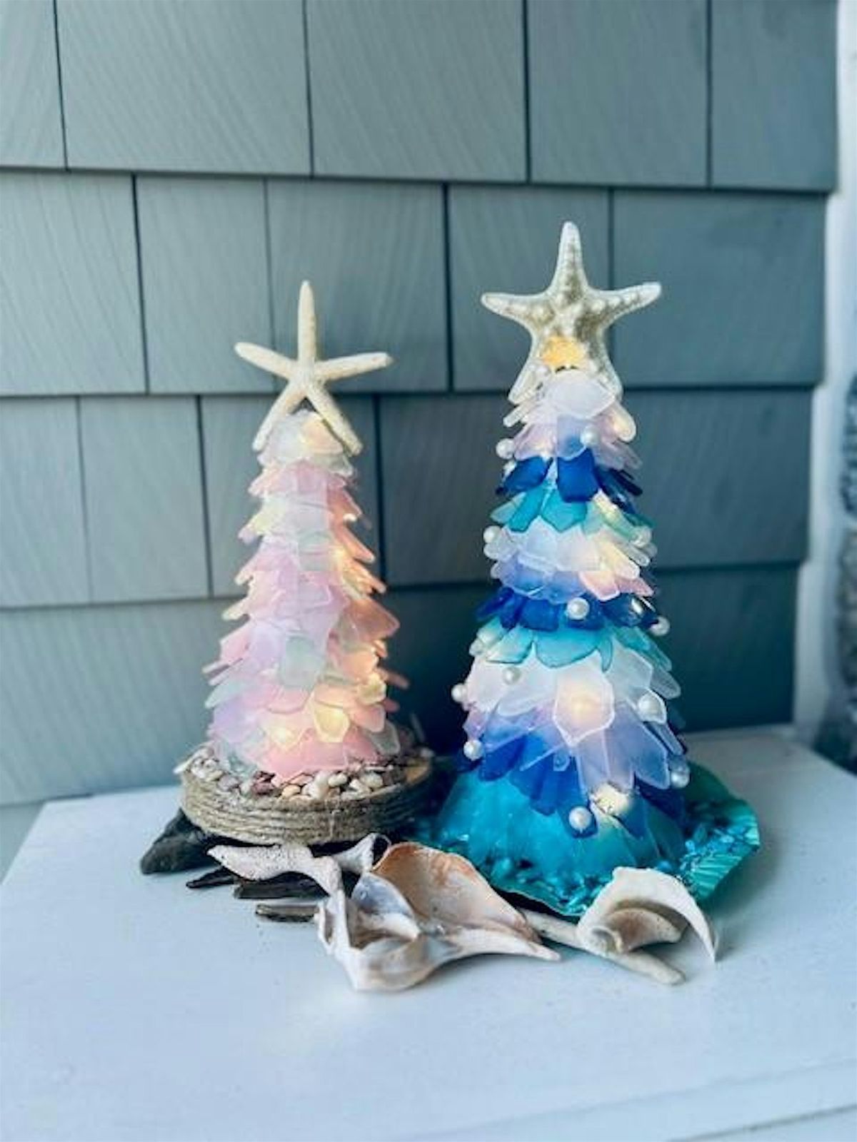 SOLD OUT-Make Your Own 9 " Seaglass Tree