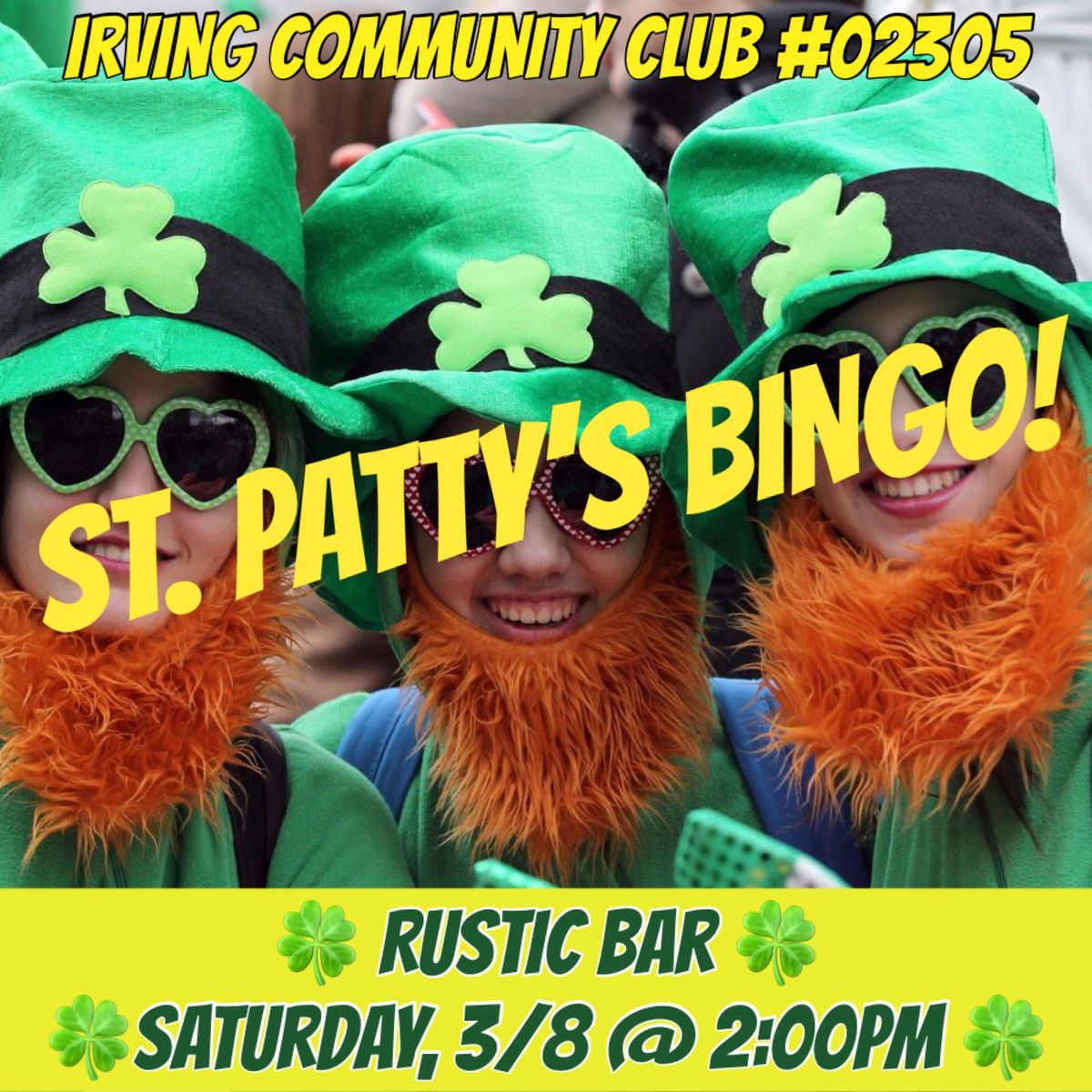 St. Patty\u2019s Bingo!