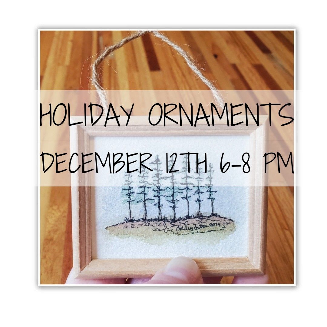 Brews & Brushes - Holiday Ornament Night