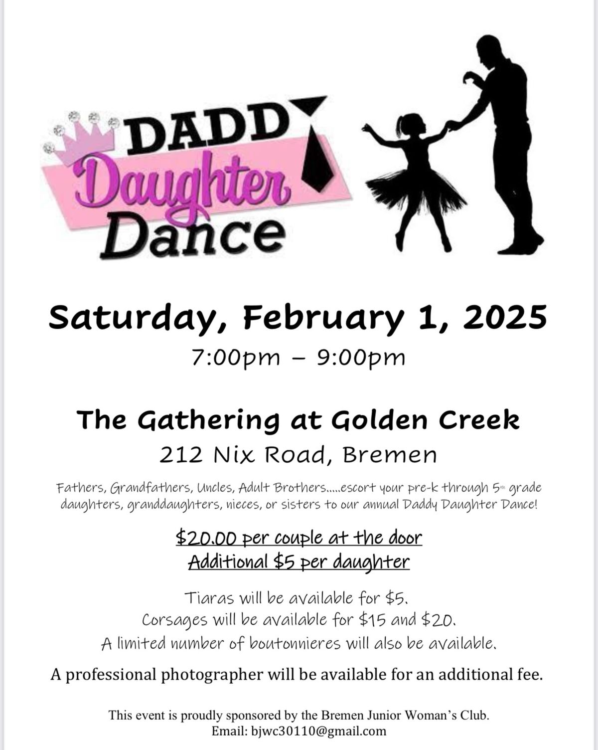 2025 Daddy Daughter Dance