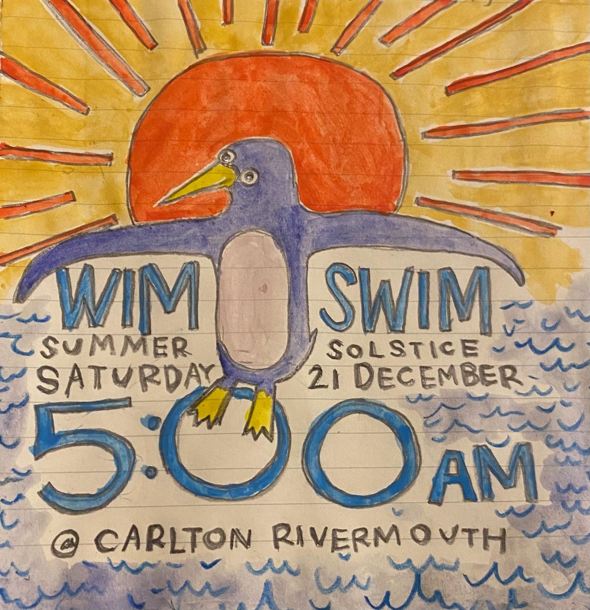 WIM SWIM - Summer Solstice Sunrise Swim