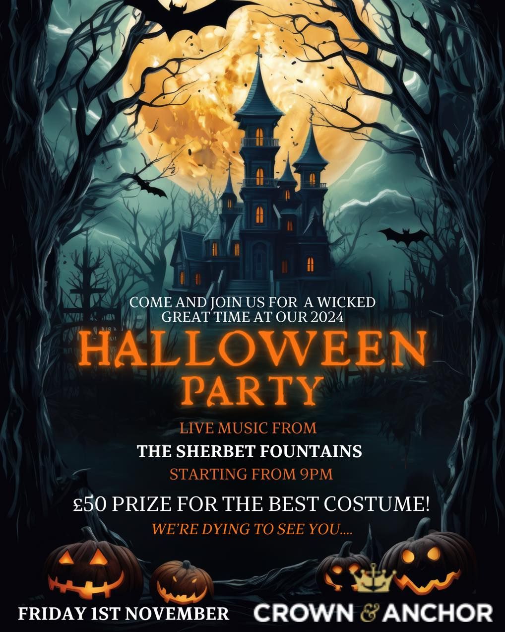 Halloween Party - Live Music & \u00a350 Fancy Dress Prize