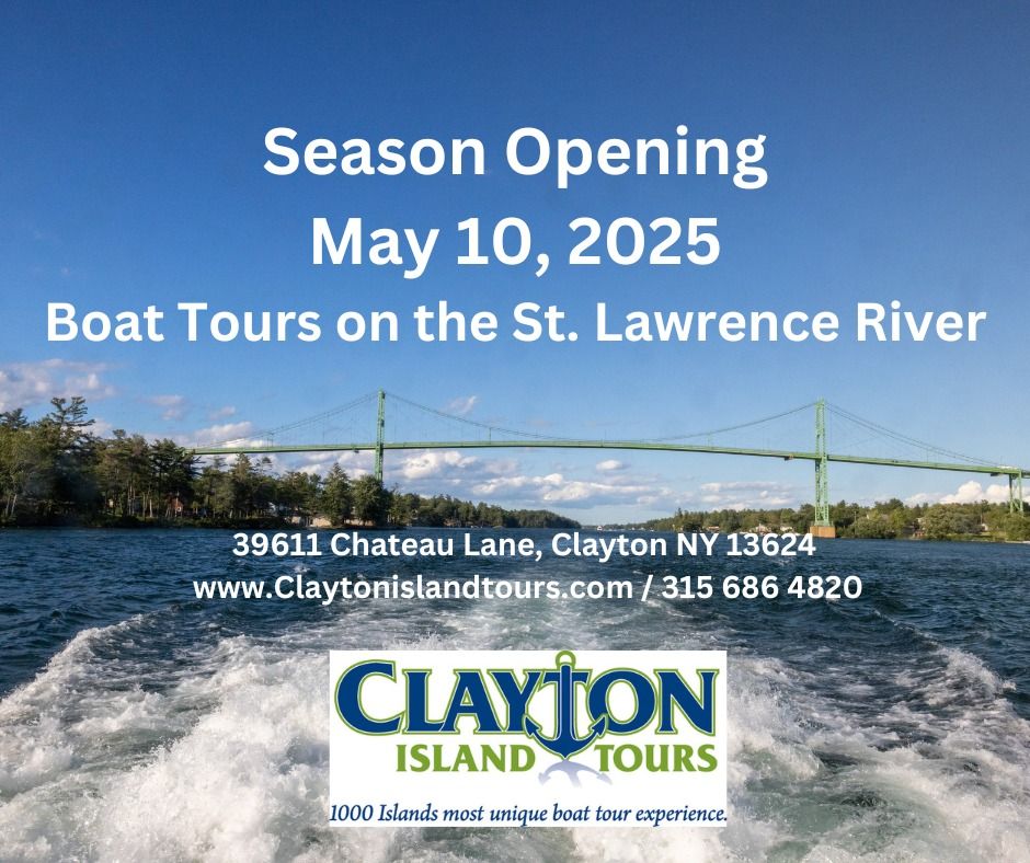 Boat Tours begin for the 2025 Season