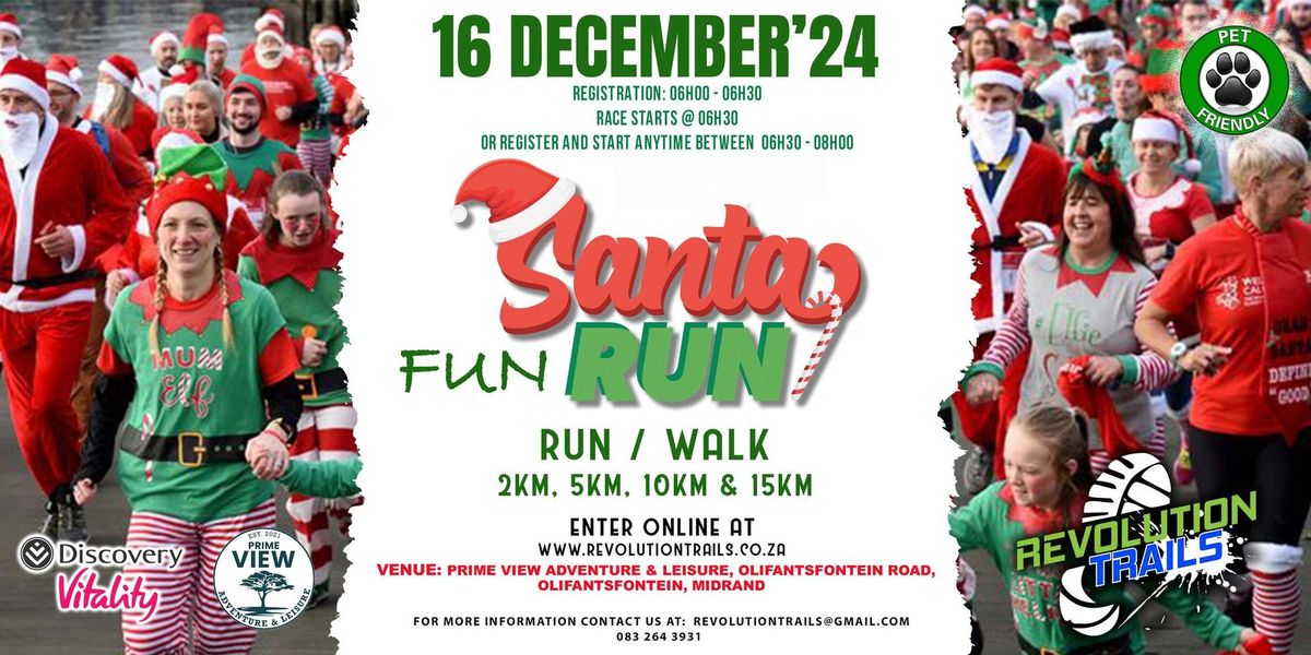 Santa Fun Run\/Walk @ Prime View