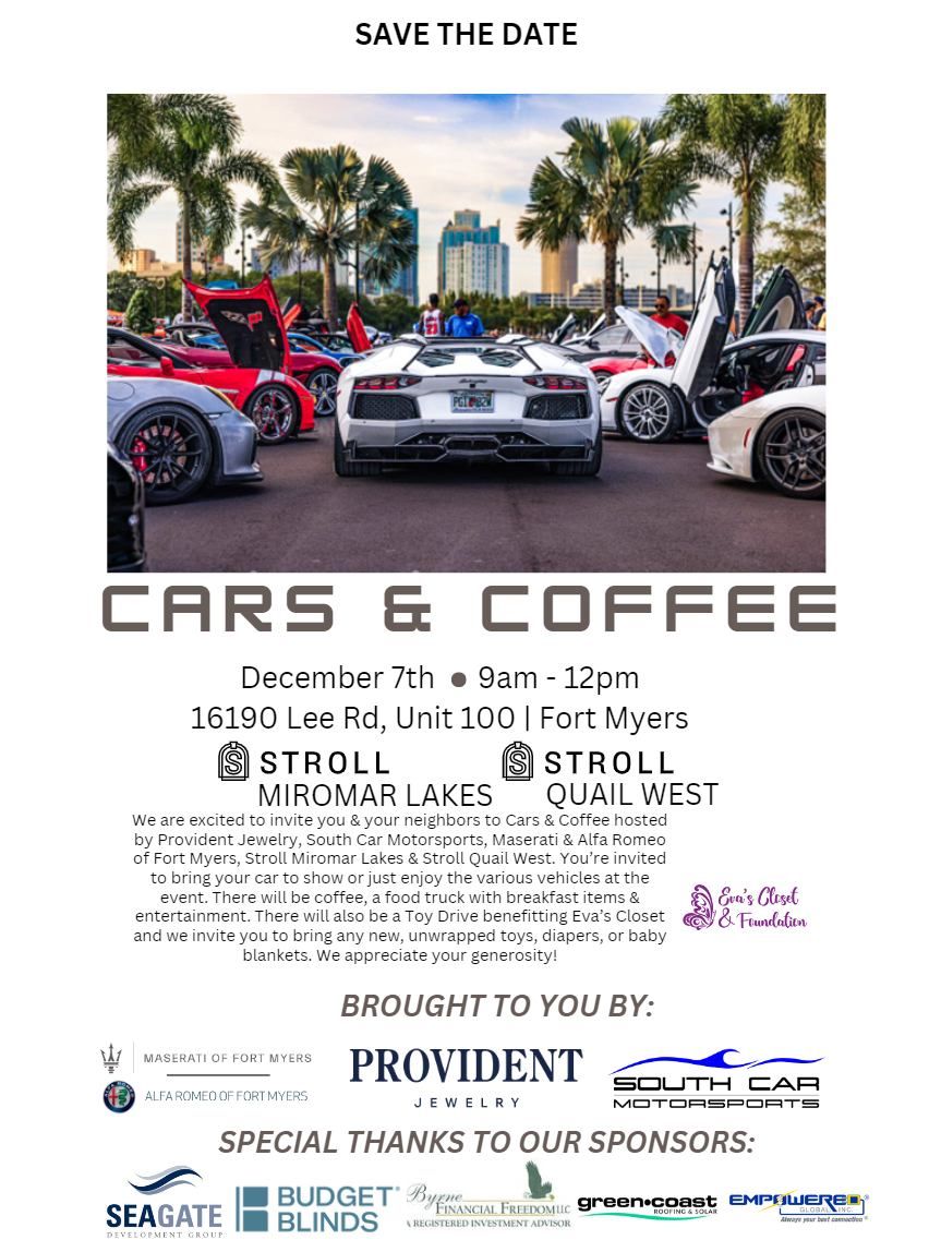 Cars and Coffee at South Car Motorsports