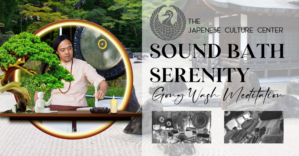 Sound Bath Serenity: Gong Wash Meditation