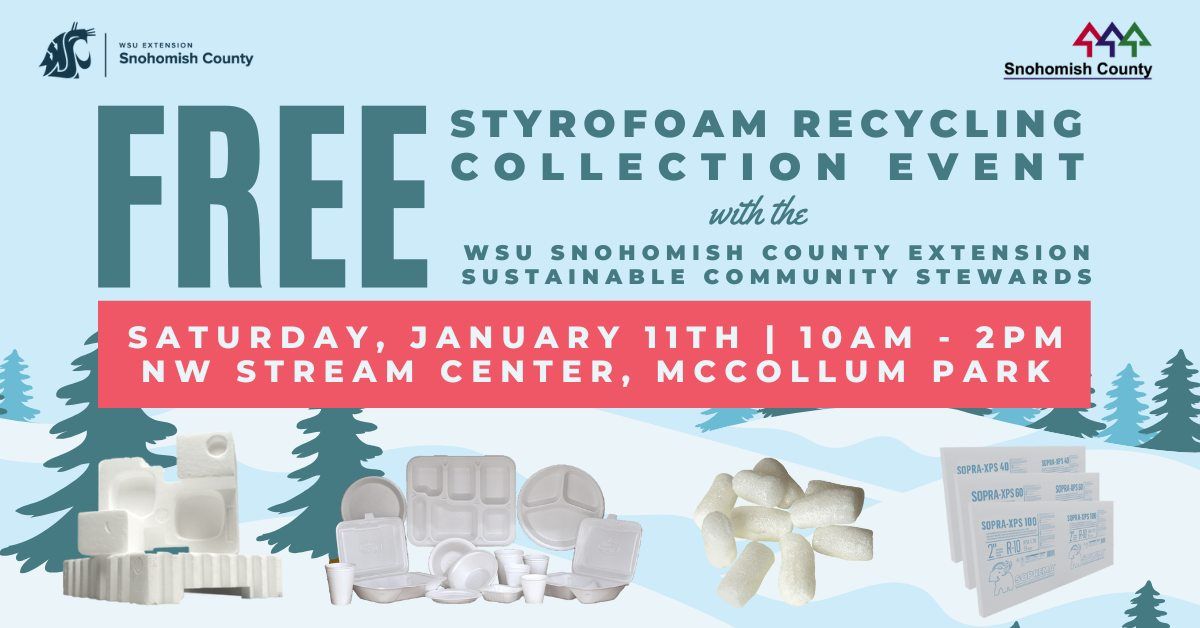 FREE Styrofoam Recycling Collection Event