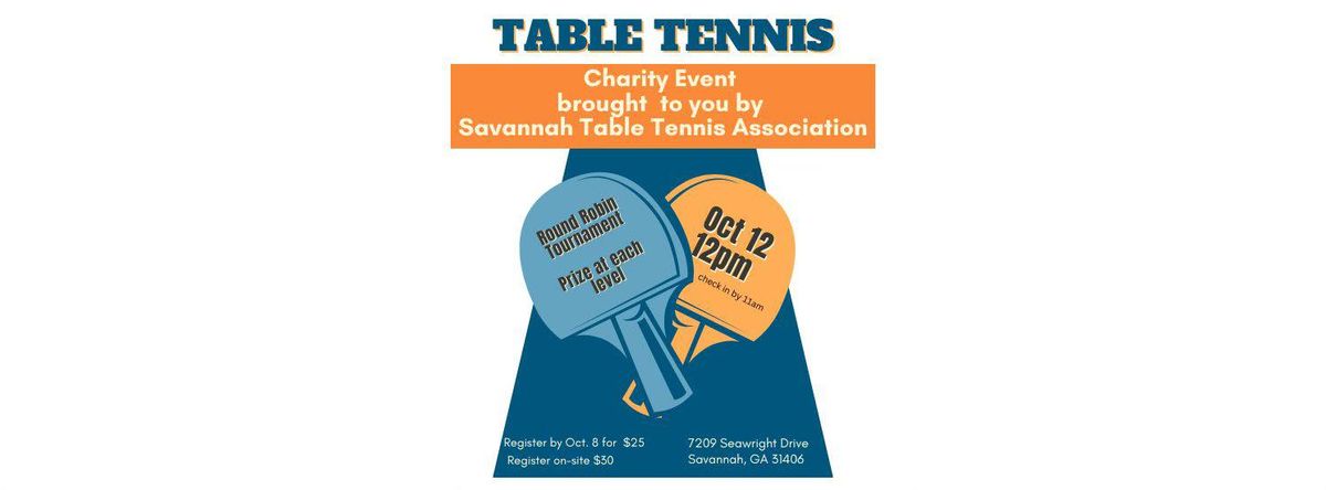 Table Tennis Charity Tournament