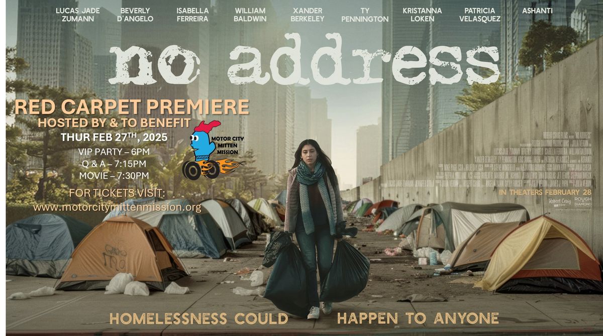 "No Address" Red Carpet Premiere Hosted by the Motor City Mitten Mission