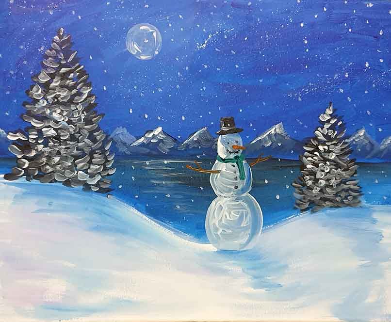 BLACKBURN Paint Party - Lonesome Snowman