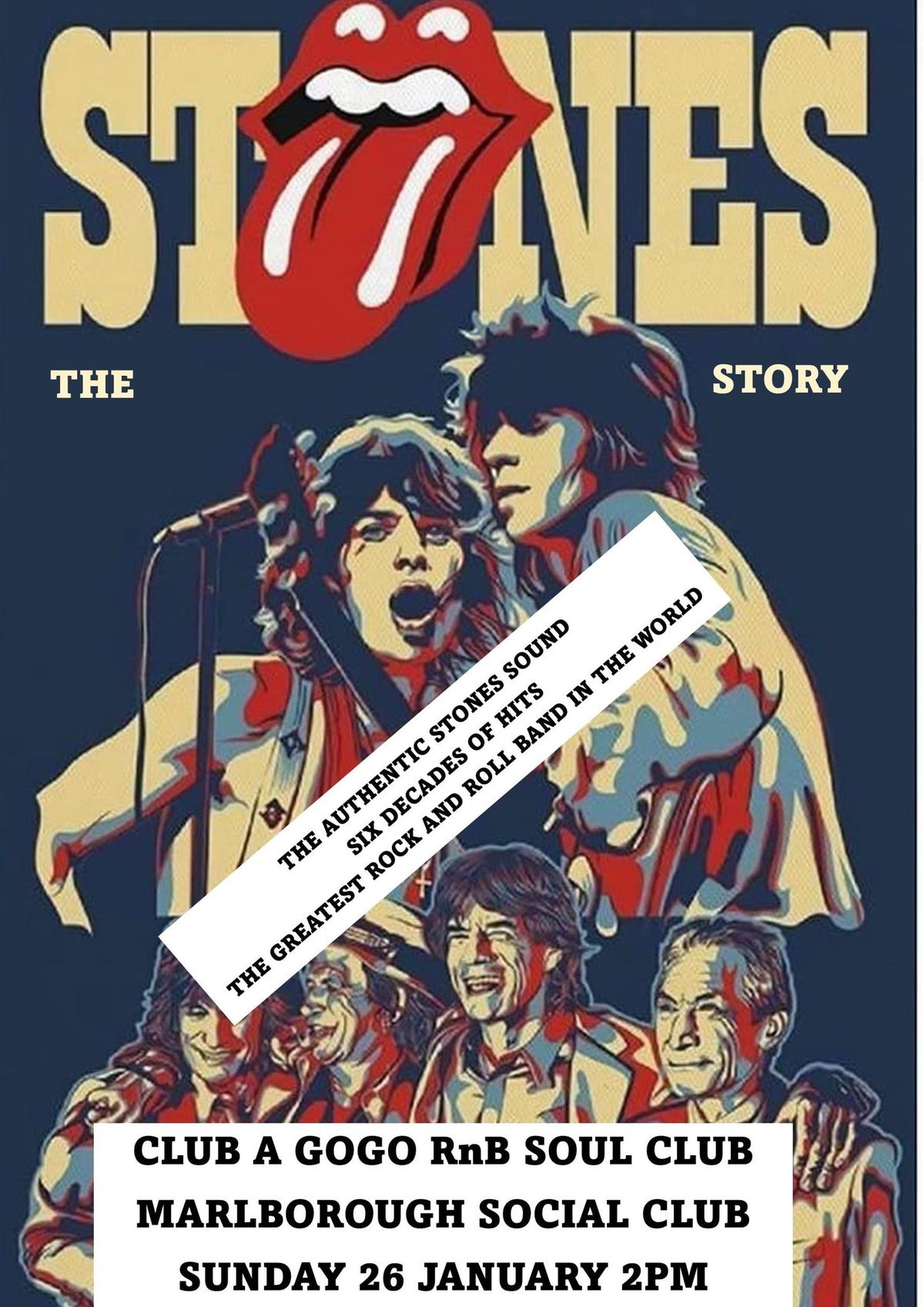 CLUB A GOGO Monthly vinyl RnB Soul Club + Live on stage THE STONES STORY ! .