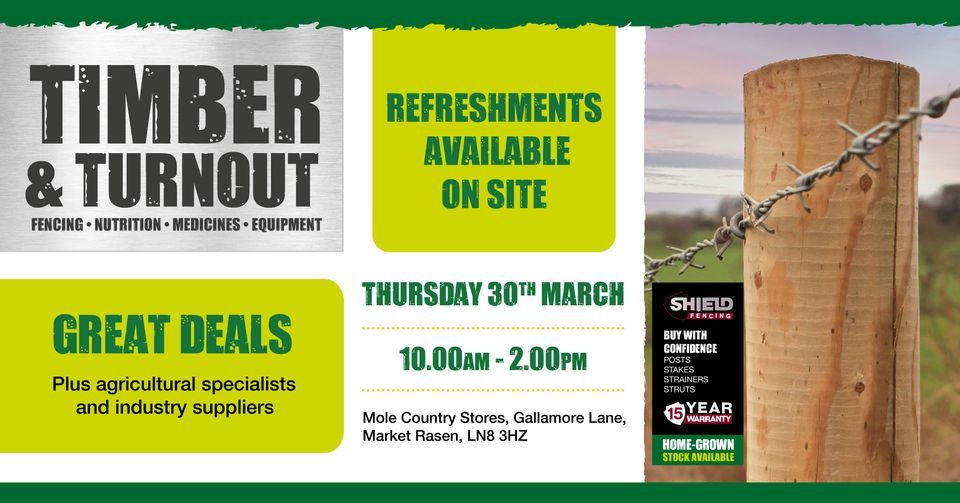 Timber and Turnout event Market Rasen Mole Country Stores, Mole